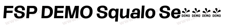 FSP DEMO Squalo Se字体转换 FSP DEMO Squalo Se字体转换